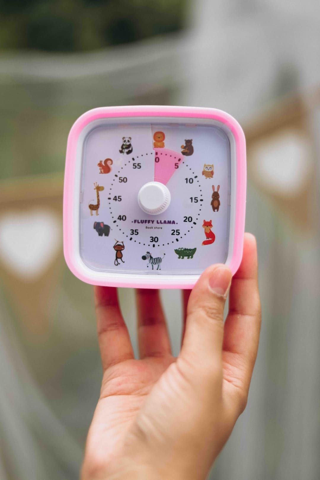 Таймер Flammy. Land Animals. Pink